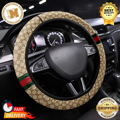 gucci steering wheel cover|custom printed steering wheel cover.